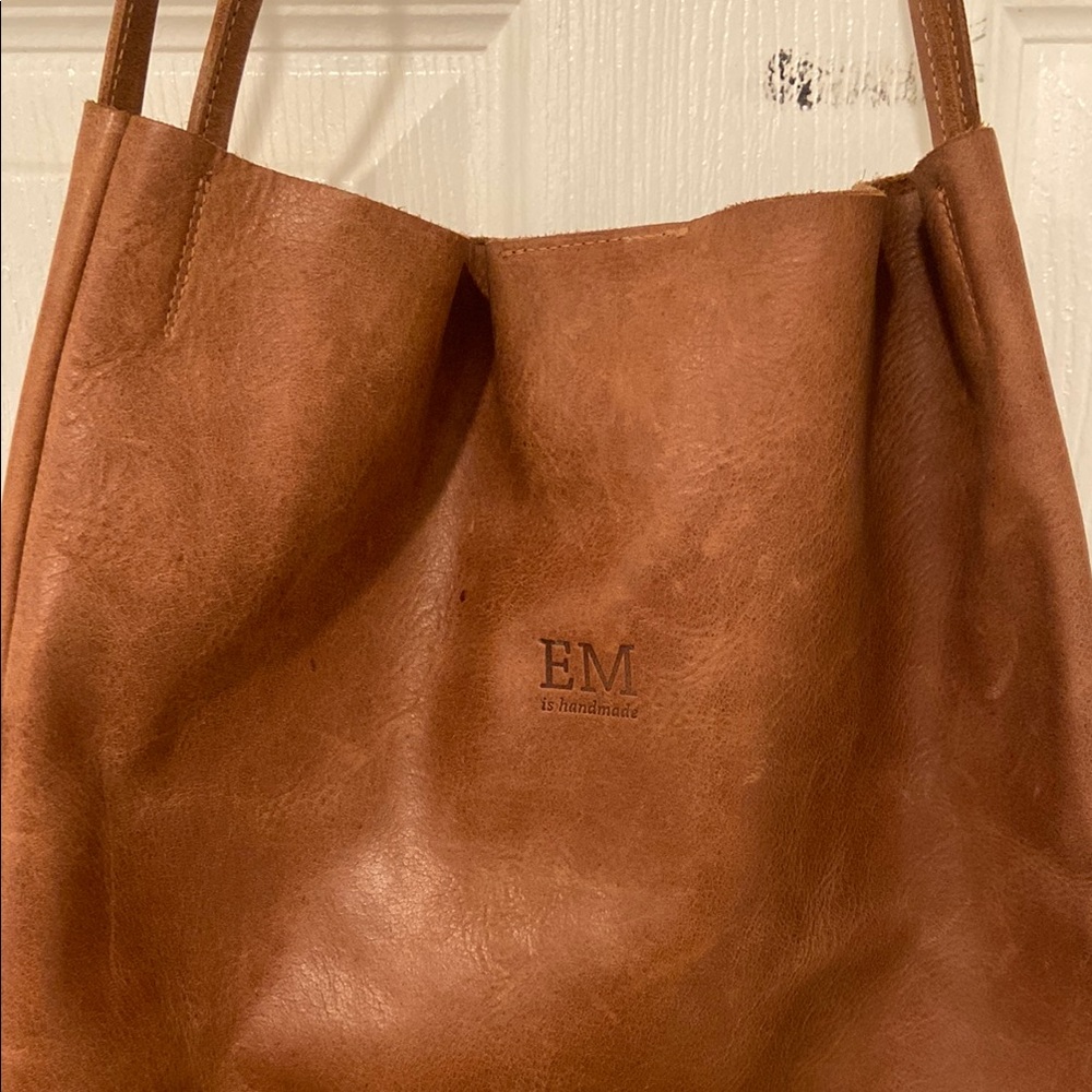 Brown Leather Shoulder Bag - Picture 2 of 4